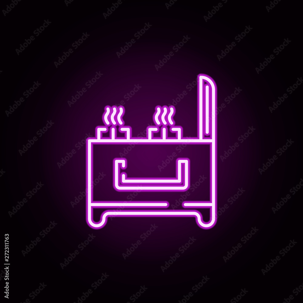 burner oven neon icon. Elements of water, boiler, thermos, gas, solar set. Simple icon for websites, web design, mobile app, info graphics burner oven neon icon. Elements of water, boiler, thermos, gas, solar set. Simple icon for websites, web design, mobile app, info graphics