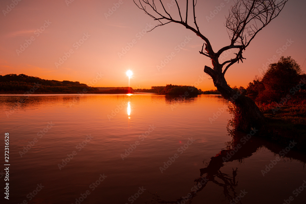 Sunset in Danube Delta
