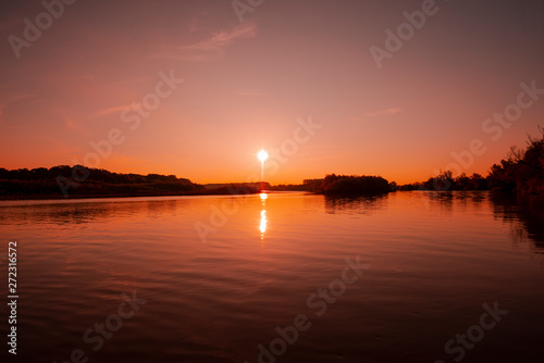 Sunset in Danube Delta