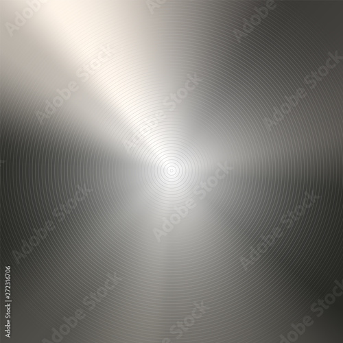 Round Polished Metallic Texture Background Light