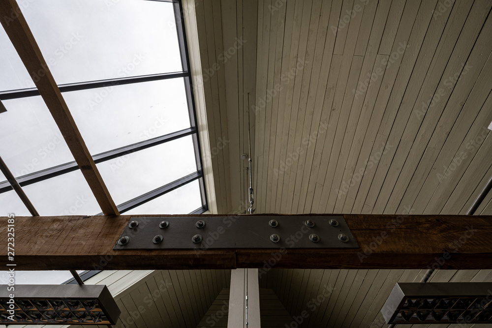 Obraz premium architecture details of building in Riga city center, Latvia