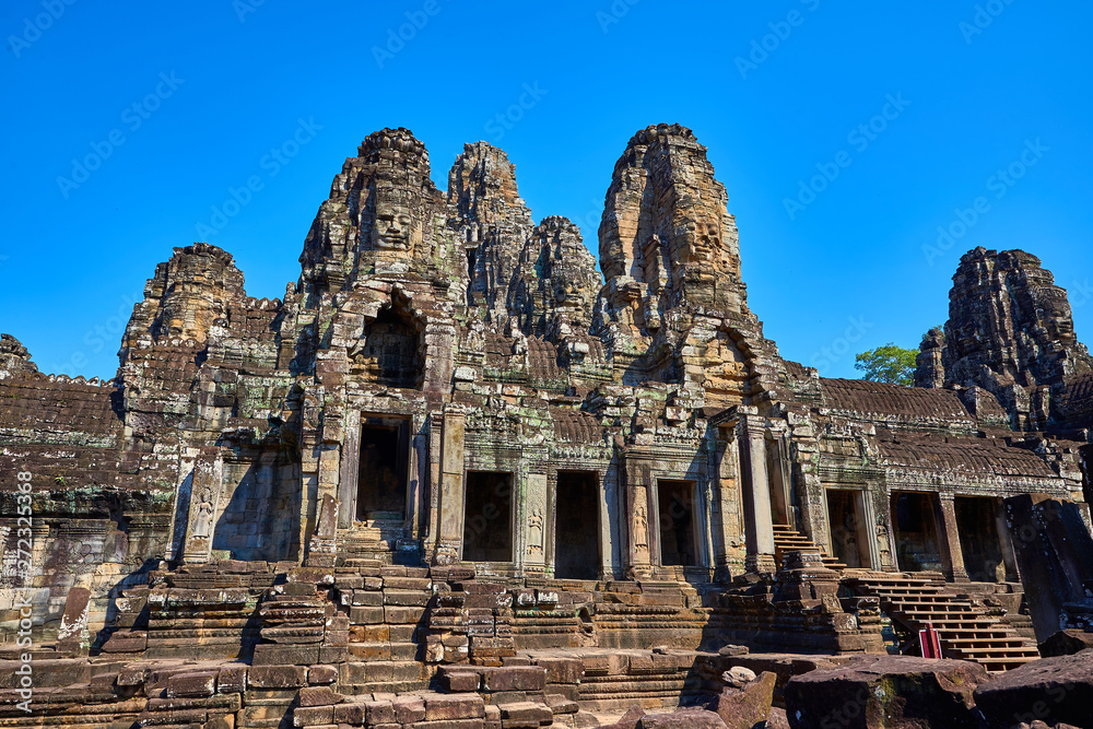 temple in the archeological complex of angkor wat