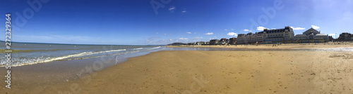 Vue panoramique sur plage