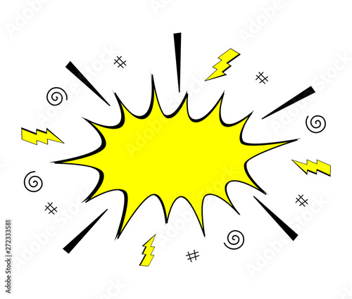 Transparent Background with Boom comic book explosion vector design pattern. speech bubbles. text box.