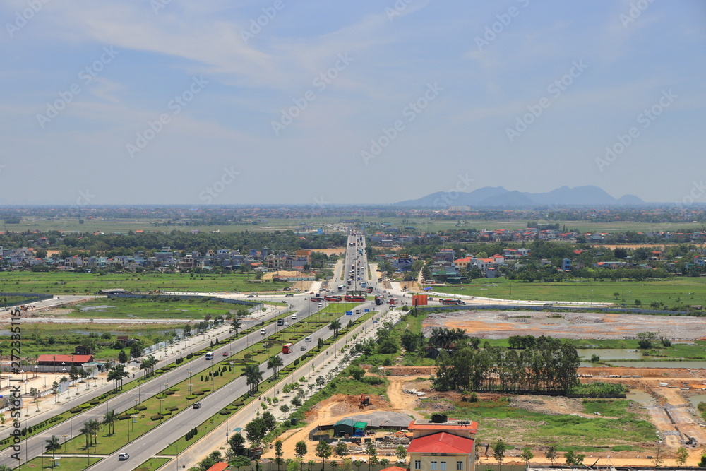 Obraz premium Thanh Hoa city in Vietnam