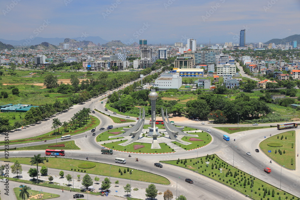 Obraz premium Thanh Hoa city in Vietnam