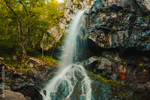 boyana waterfall in vitosha bulgaria, beautiful landscape photo
