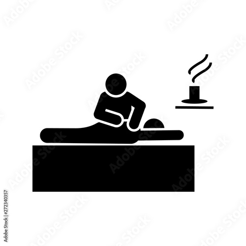 Hotel, massage, services, accommodation icon. Element of hotel pictogram icon. Premium quality graphic design icon. Signs and symbols collection icon
