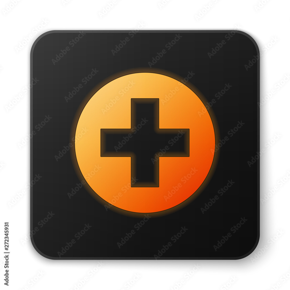 Nâng cao sức khỏe và chăm sóc sức khoẻ của bạn cùng với logo chữ thập y tế tuyệt đẹp phát sáng màu cam. Hoàn thiện bảo hiểm sức khoẻ của bạn với sản phẩm cao cấp này ngay hôm nay!