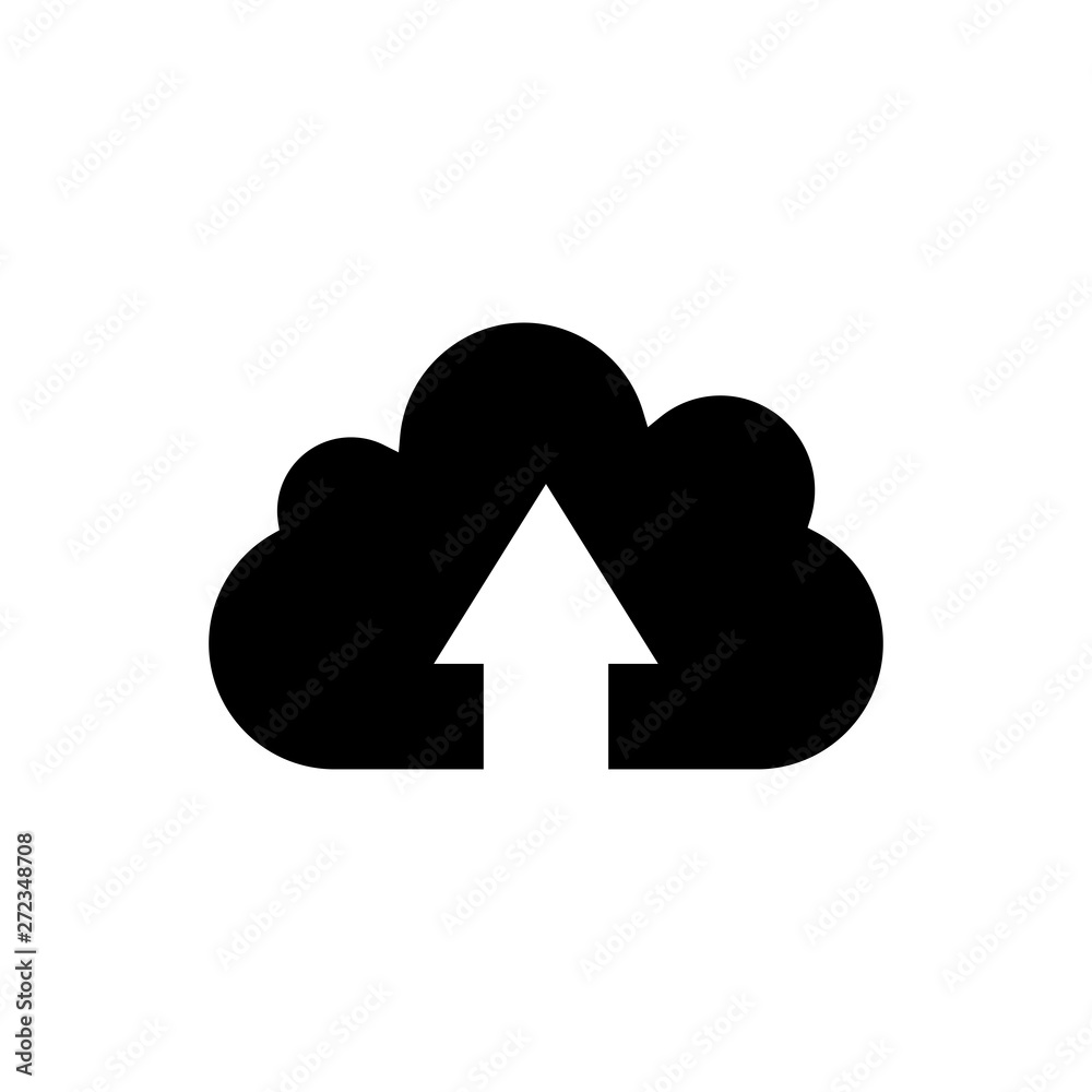 Upload icon vector Upload icon vector
