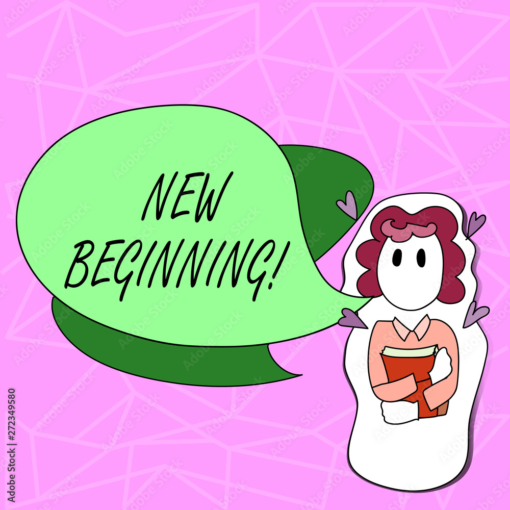 Text sign showing New Beginning. Conceptual photo Fresh Start Changing Form Growth Life New Way to Work Text sign showing New Beginning. Conceptual photo Fresh Start Changing Form Growth Life New Way to Work