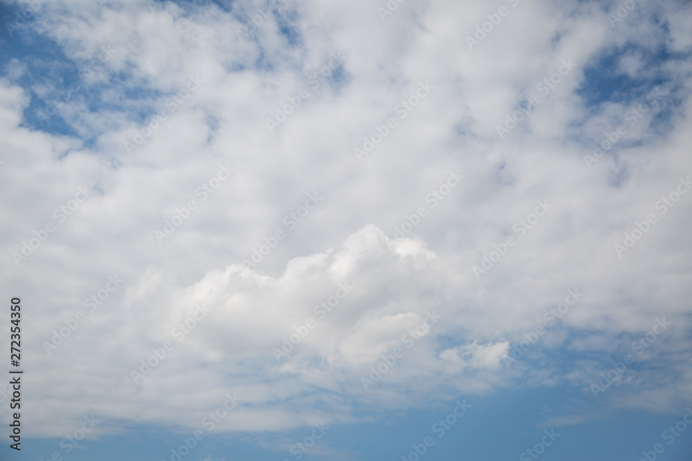 Blue sky and clouds