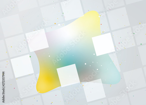 立体的なイラスト　グラデーション　イメージ