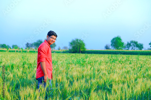 Young indian farmer at field © PRASANNAPIX