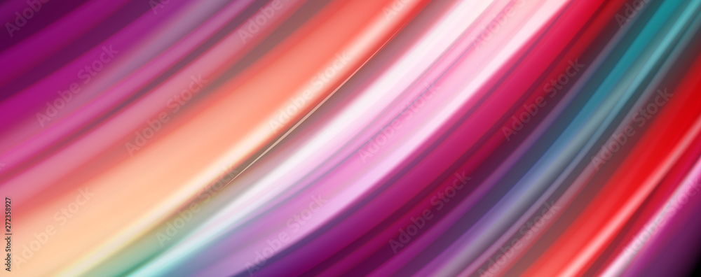 Abstract wave lines fluid rainbow style color stripes on black background. Artistic illustration for presentation, app wallpaper, banner or poster Abstract wave lines fluid rainbow style color stripes on black background. Artistic illustration for presentation, app wallpaper, banner or poster