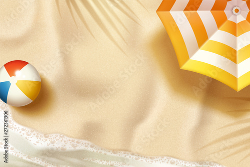 Beautiful summer beach