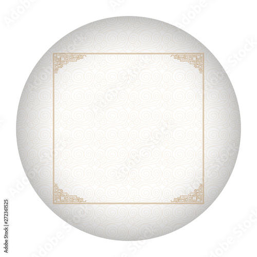The Chinese White Jade Decorative Background Template