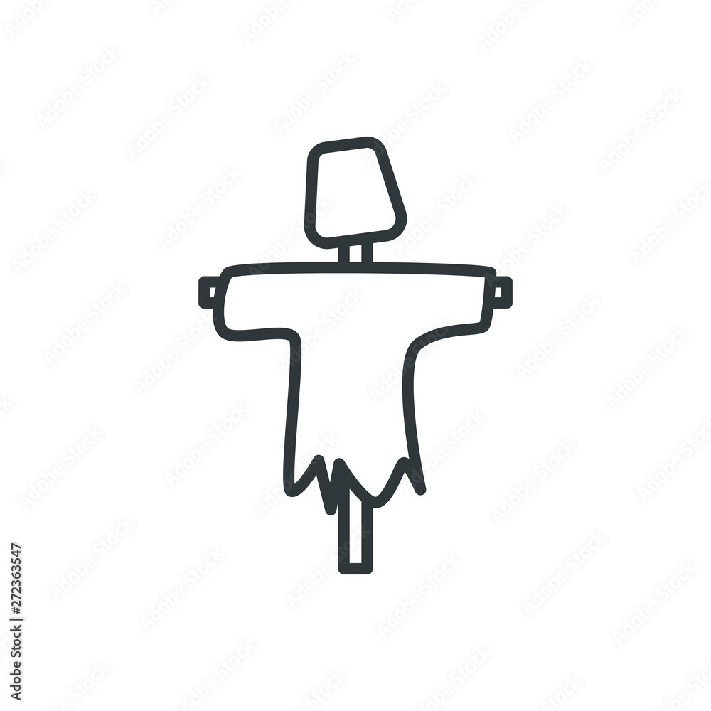 scarecrow vector icon scarecrow vector icon