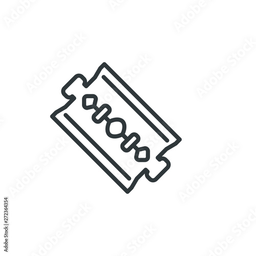 razor blade vector icon