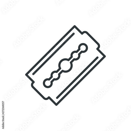 razor blade vector icon