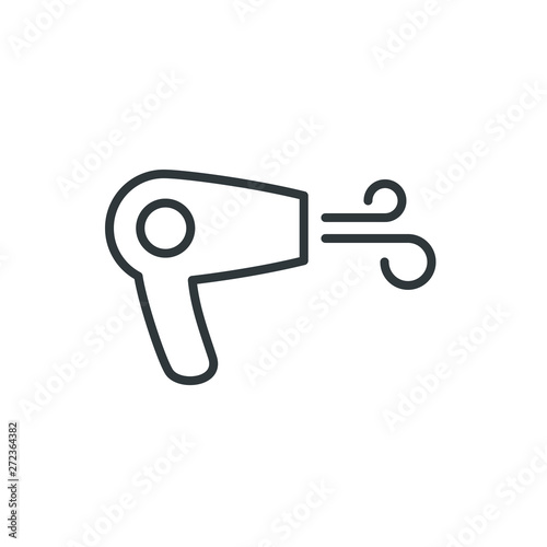 hair dryer vector icon