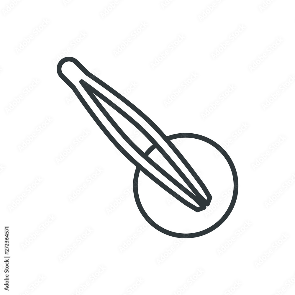 tweezers vector icon tweezers vector icon