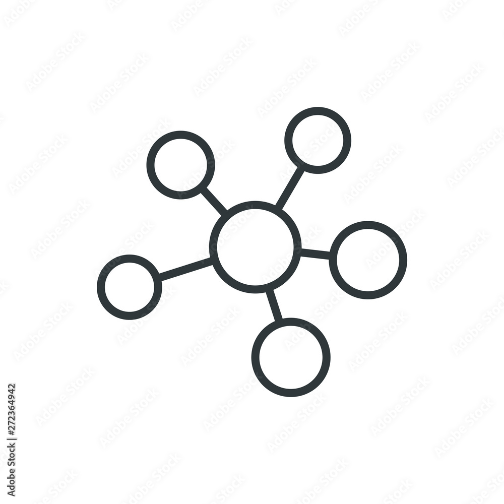 molecule vector icon molecule vector icon