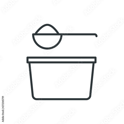 washing powder vector icon