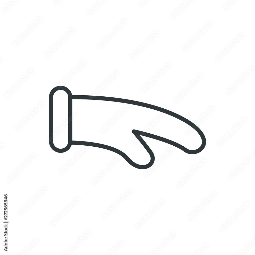 kitchen mitten vector icon kitchen mitten vector icon