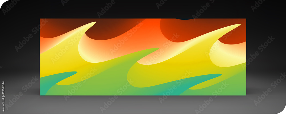 Obraz premium Abstract background with dynamic effect. Modern pattern. Vector illustration for design.
