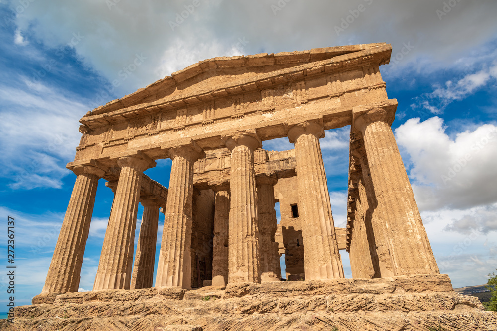 Temple of Concordia an ancient Greek Temple in the Valley of the Temples, Agrigento, Sicily, Italy Temple of Concordia an ancient Greek Temple in the Valley of the Temples, Agrigento, Sicily, Italy
