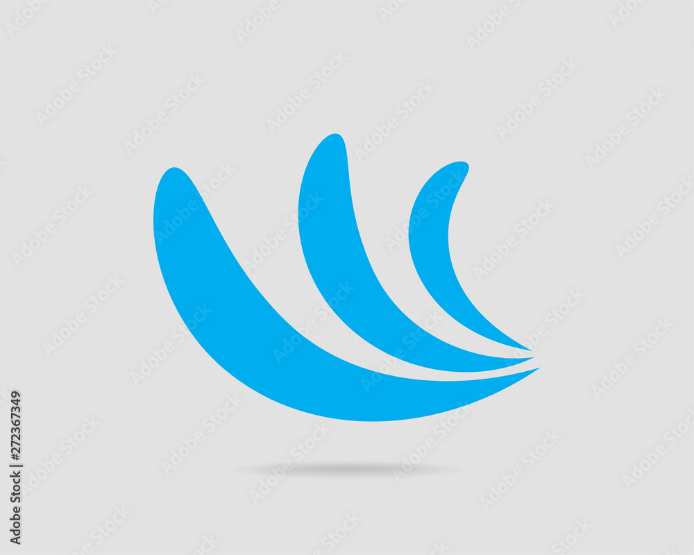 Waves vector design. Water wave icon. Wavy lines isolated. Waves vector design. Water wave icon. Wavy lines isolated.