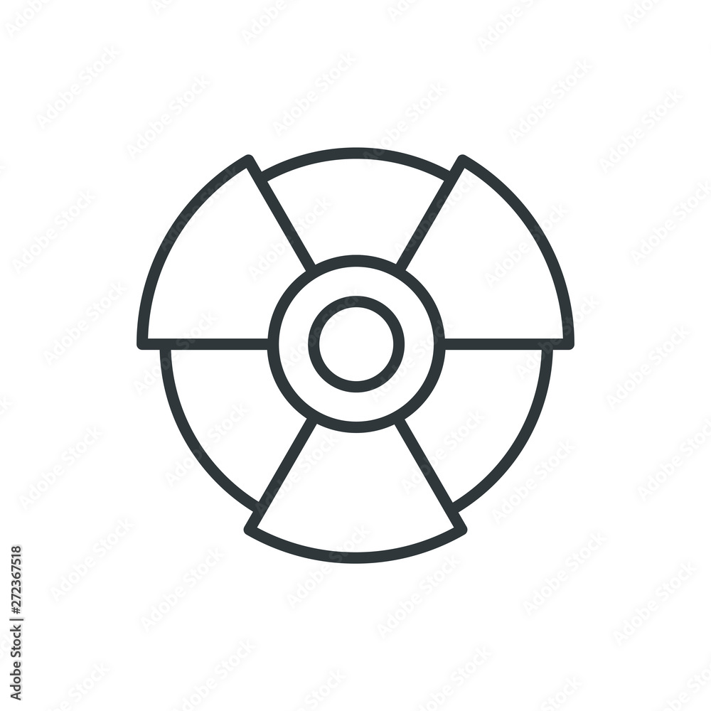 nuclear vector icon nuclear vector icon