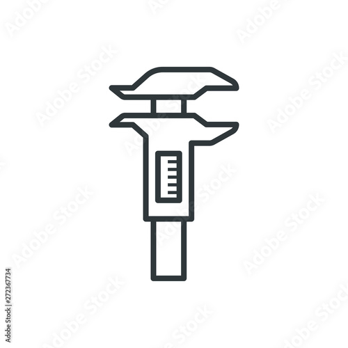 calipers vector icon