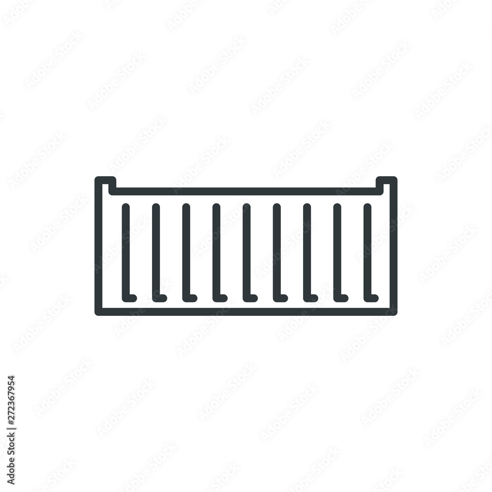 cargo container vector icon cargo container vector icon
