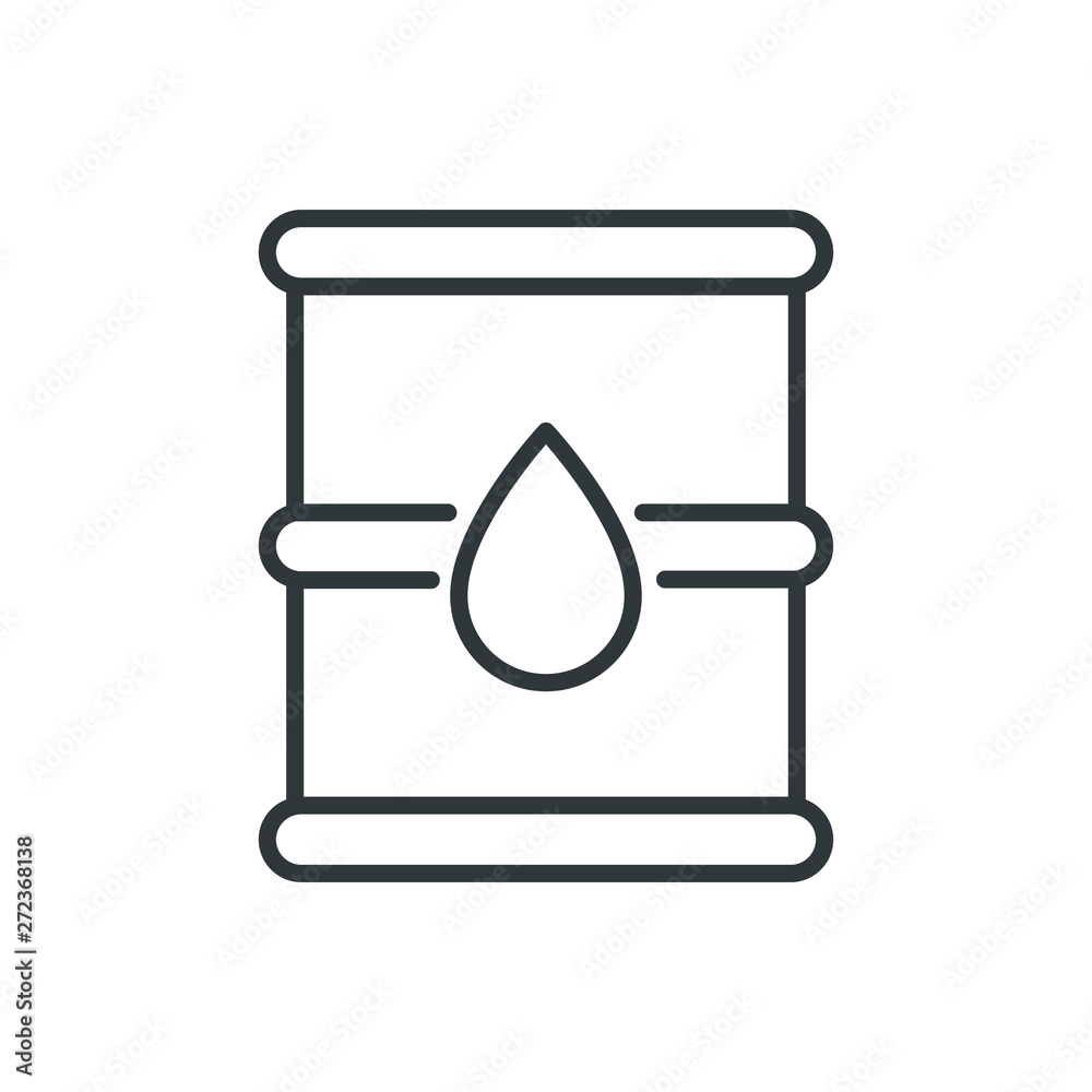 oil barrel vector icon