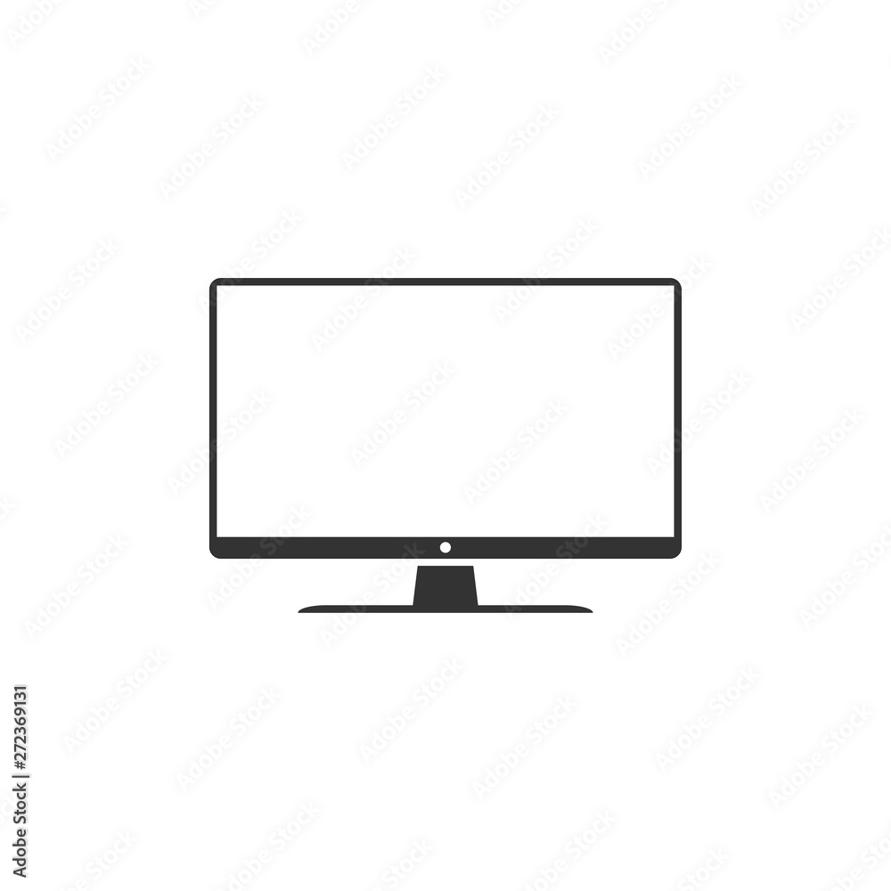 Computer Monitor Icon Vector Computer Monitor Icon Vector
