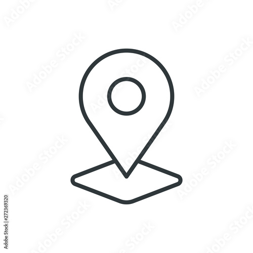 Free Download pin vector icon - GFXLoad