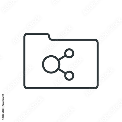 shared folder vector icon