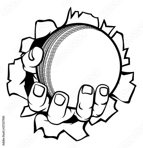 A strong hand holding a cri...