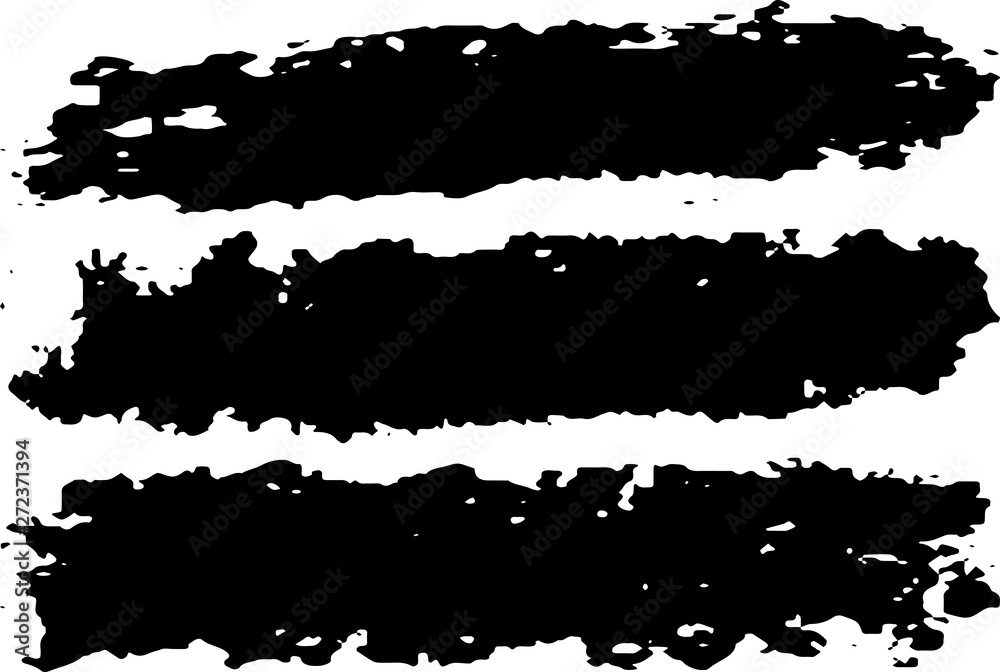 Fototapeta premium Black grunge spots on white background