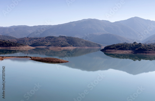 lake Ladonas in the mountains (Peloponnese, Ahaia, Greece)
