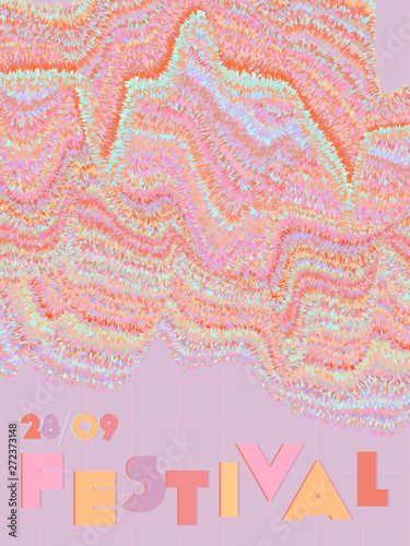 Music festival cover background.