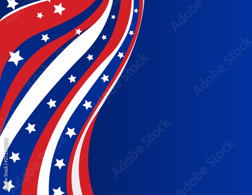 USA flag in style vector