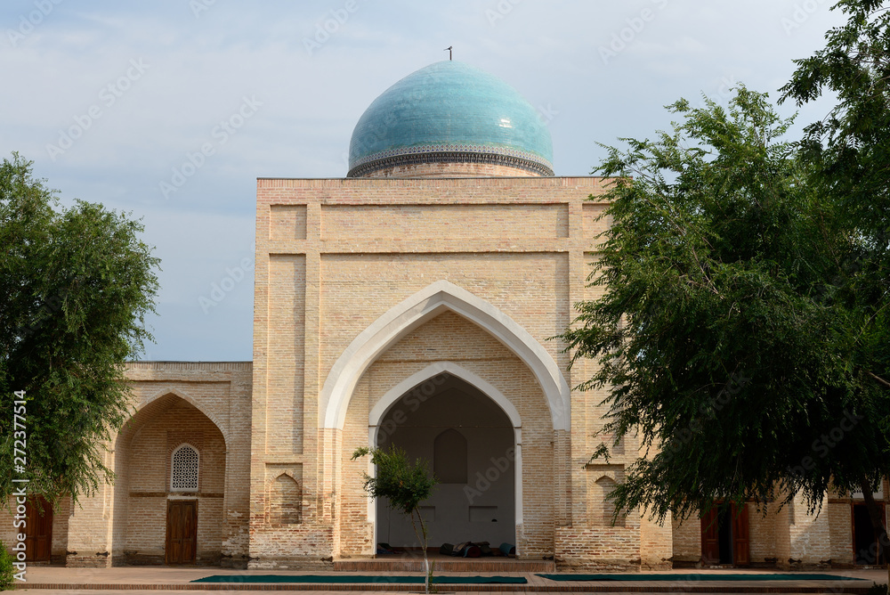 View on the Norbut - Biya Madrasah, Kokand - Fergana valley, Uzbekistan