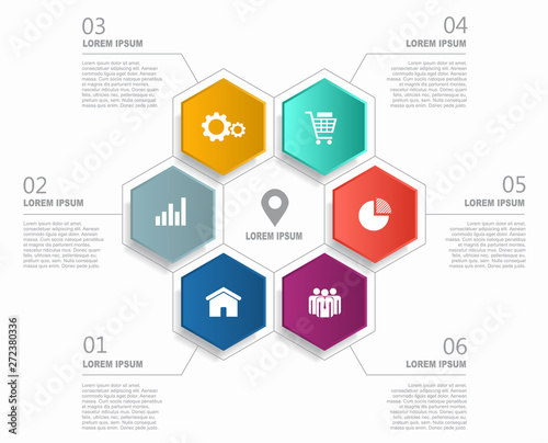 Infographic design template with place for your data. Vector illustration.