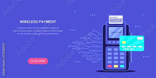 Payment terminal with credit card