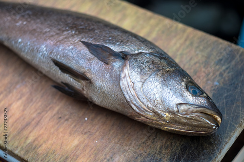 Open fish market
