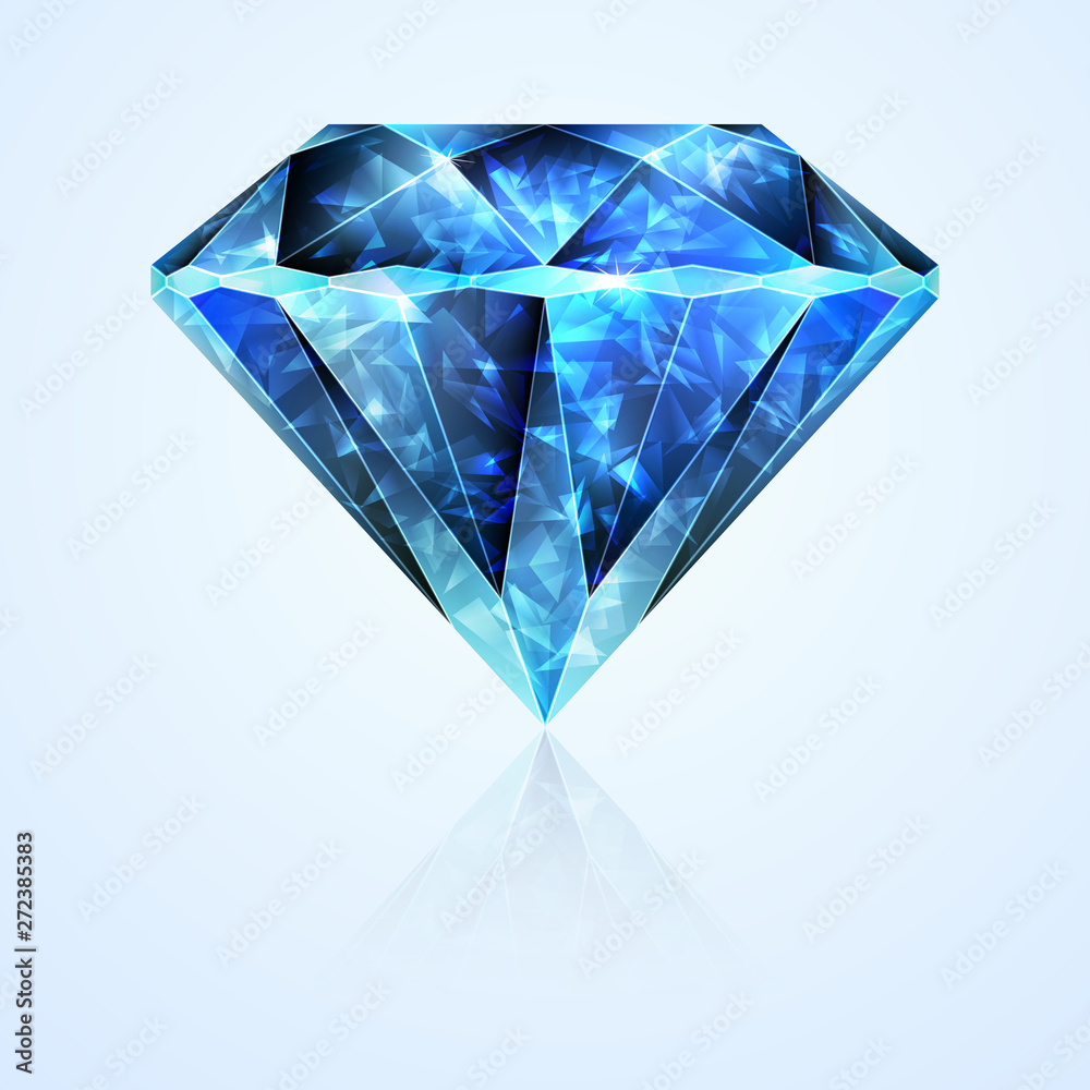 Jewelry faceted sapphire stone crystal Jewelry faceted sapphire stone crystal