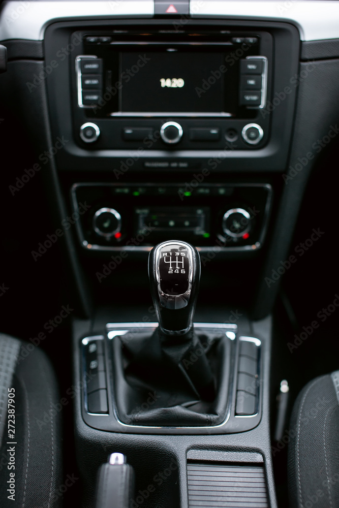 modern car interior